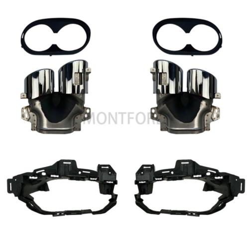 자동차 후면 범퍼 터보 머플러 배기 팁 메르세데스 GLB X247 GLB220 250 GLB35 GLB45 AMG Refi..