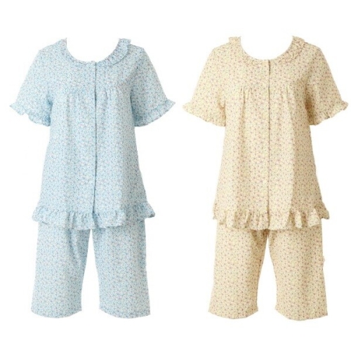 비너스 여성 쿨 지지미 잔꽃나염 파자마_VPA4534W_이미지