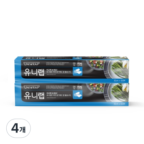 테이팩스 유니랩 가정용 30cm x 100m (4개)_이미지