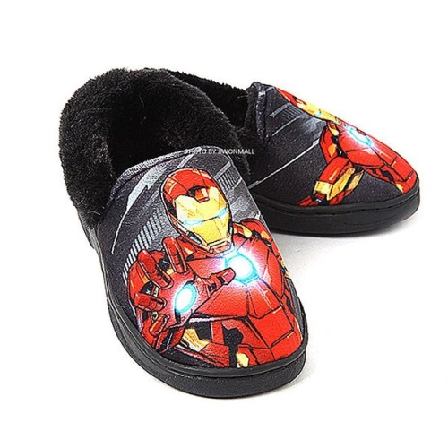 아이언맨 토너 털실내화_블랙 W26257B