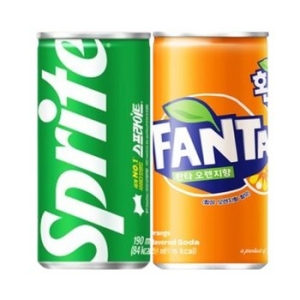코카콜라음료 환타 오렌지 190ml + 스프라이트 190ml