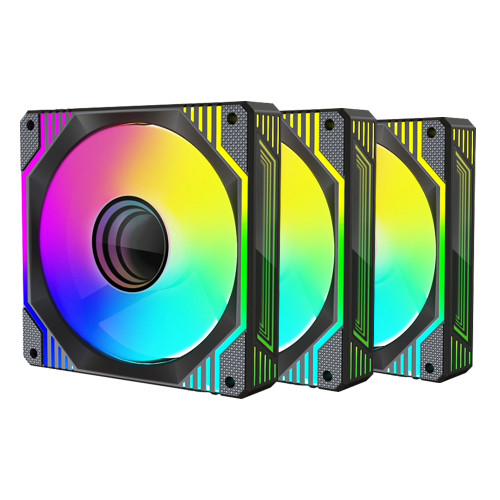 AONE STORM INFINITY ARGB PWM 120 (3팩, 블랙)_이미지