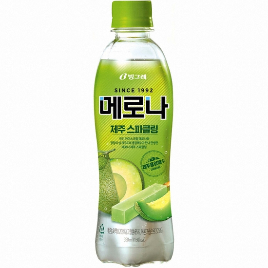 빙그레 메로나 제주 스파클링 350ml (20개)