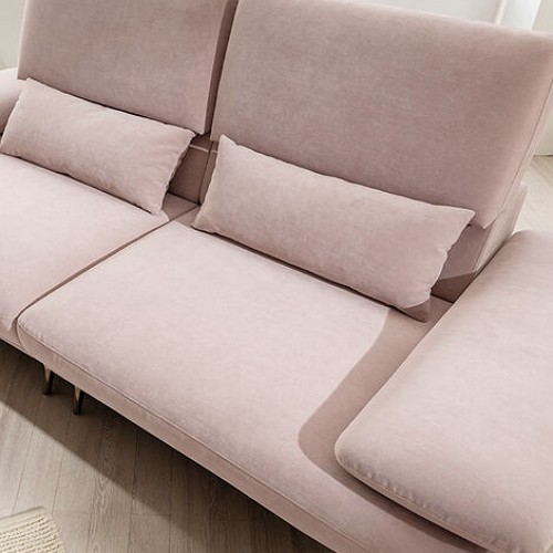 에싸 엘로이즈 리프트기능 카시미라 패브릭 소파 3인용 (스툴별도)_이미지