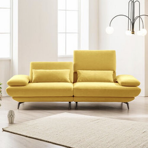 에싸 엘로이즈 리프트기능 카시미라 패브릭 소파 3인용 (스툴별도)_이미지