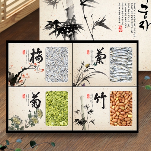 동현씨엔씨  사군자 멸치 견과 혼합세트 죽호 1.31kg