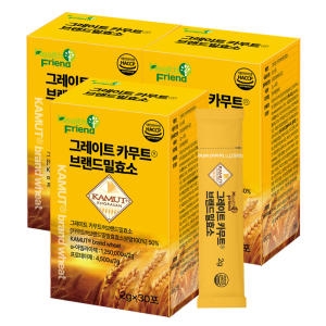 헬스프렌드 그레이트 카무트 브랜드밀 효소 30포 (3개)