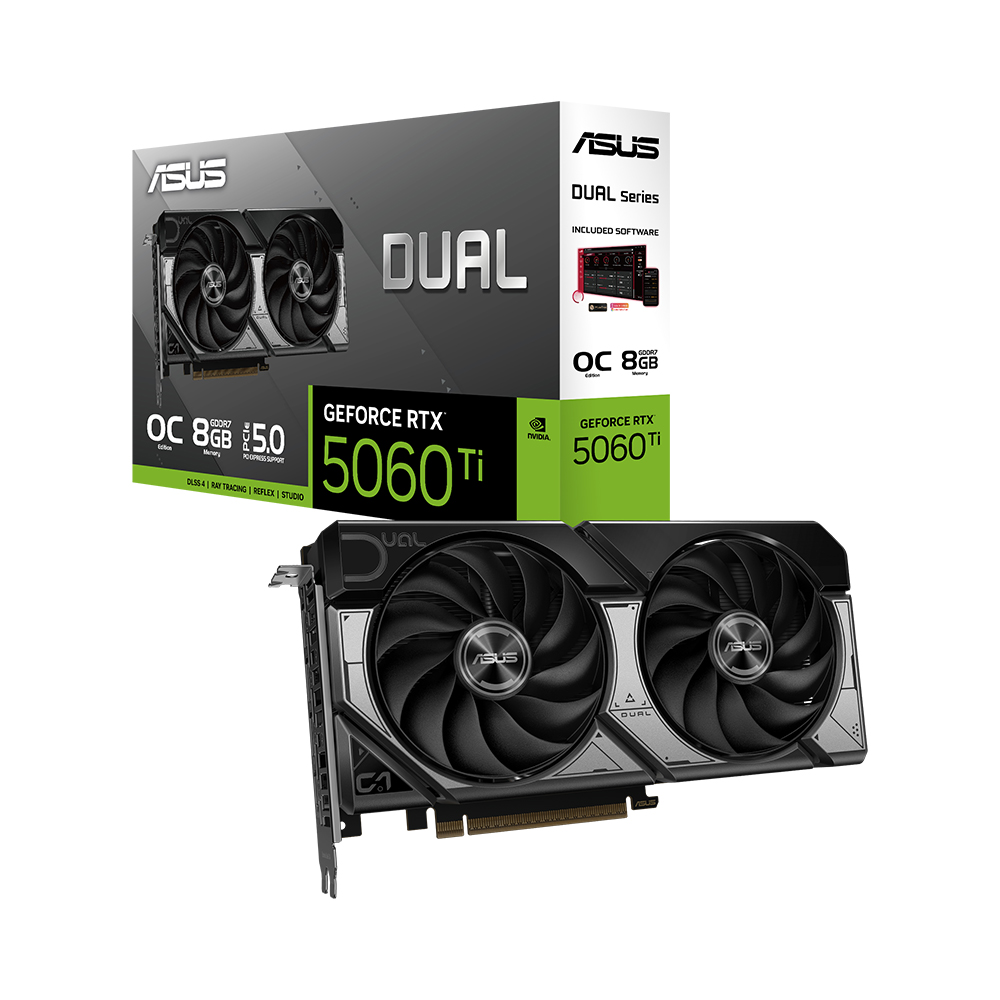 ASUS DUAL 지포스 RTX 5060 TI OC D7 8GB 인텍앤컴퍼니_이미지