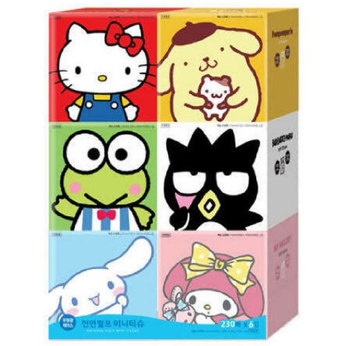 아이티씨 ㅤ산리오 캐릭터즈 미니티슈 230매 (6개입) *4팩_이미지