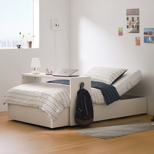 일룸 드로우 무헤드 모션베드 SS+베드테이블 (메모리폼)