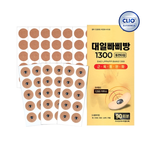대일화학공업 대일빠삐방 1300 30매+리필 60매 (1팩(90매))_이미지