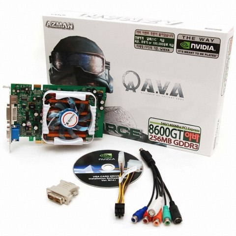 대산아이티 지포스 8600GT AZMAN 256MB 셀시아 AVA_이미지