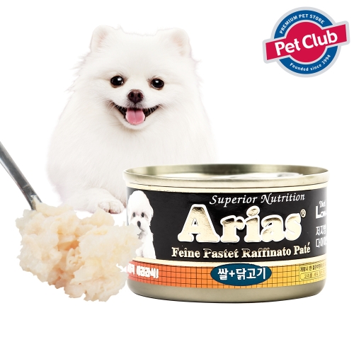 아리아스 원형캔 쌀+닭고기 100g (1개)_이미지