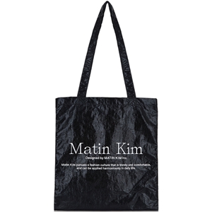 마뗑킴 MATIN PALETTE ECOBAG_MK2500BG010VBK (메탈블랙)_이미지