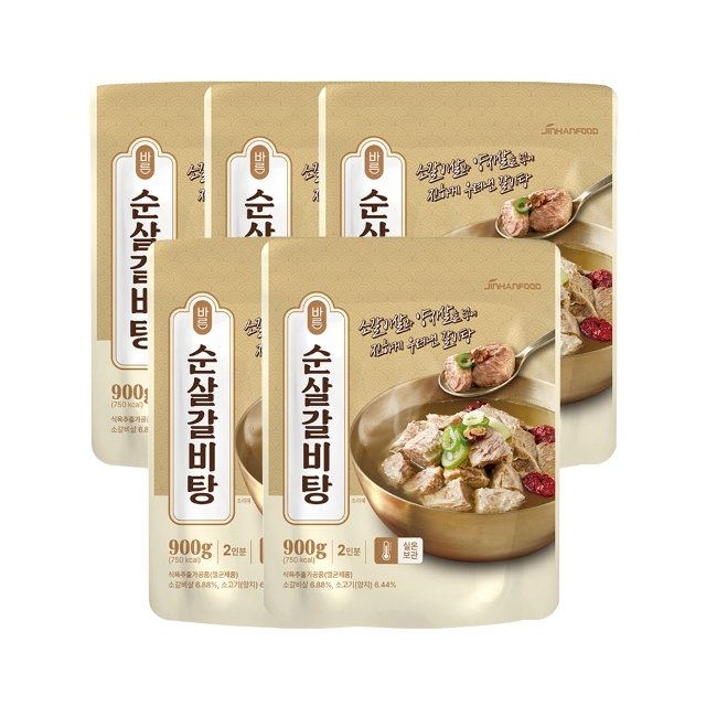 진한식품 바른 순살갈비탕 900g (5개)_이미지