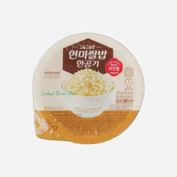 이마트 노브랜드 고슬고슬한 현미쌀밥 한공기 210g (12개)_이미지