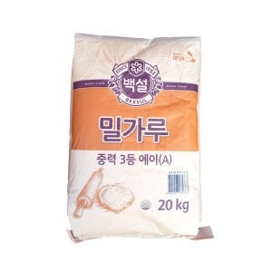 백설 밀가루 중력 3등A 20kg_이미지