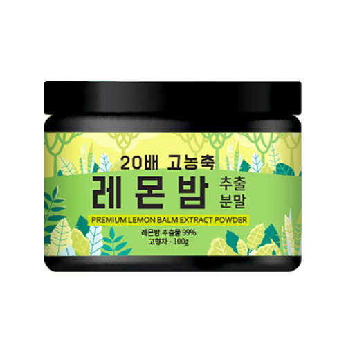 필네이처 20배 고농축 레몬밤 추출분말 100g (7개)