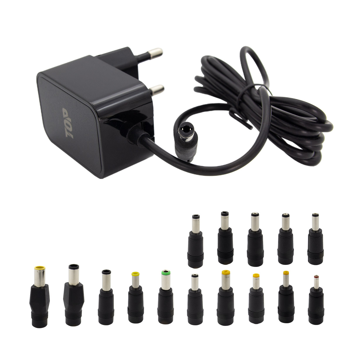 탑라인에이치디 솔탑 5V 2A SMPS 다용도 멀티 어댑터 (SOLTOP-1820 / 15종 젠더)_이미지