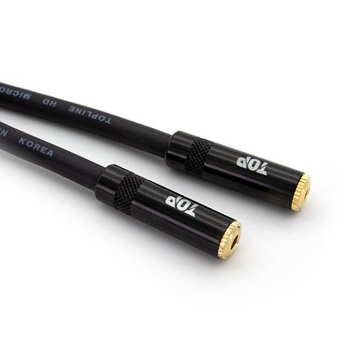 HDTOP 3.5mm 스테레오 FF 연장 케이블 [1.5m, HT-TP404]
