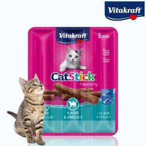 비타크래프트 캣스틱 연어&오메가3 18g (6g x 3p) (1개)