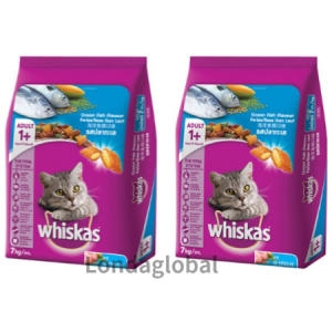 한국마즈 위스카스 포켓 오션피쉬 7kg (2개)