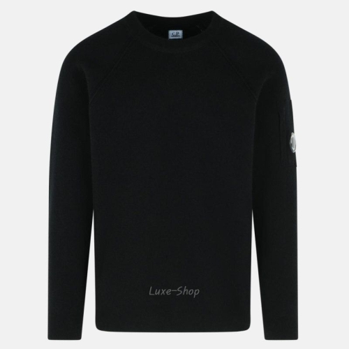 CP컴퍼니 Chenille Cotton Crew Neck Knit Sweater 17CMKN040A 005558G 103 코튼 셔닐 ..