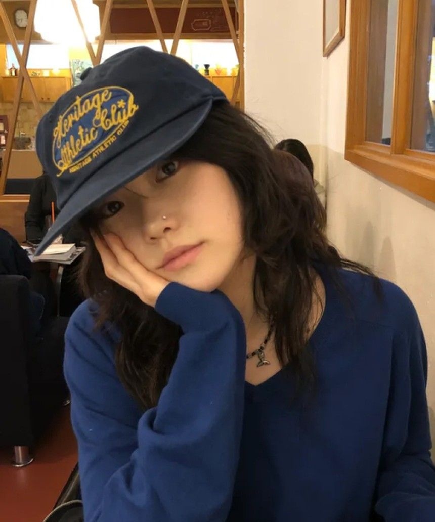 26일 배송 UNIVERSE GARMENT 싸인 롱 빌 워싱 캡_Navy BUACAZF847NA 516941