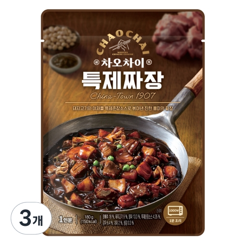 샘표식품 샘표 차오차이 특제짜장 180g