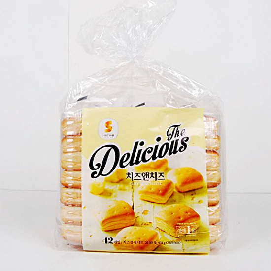 SPC삼립 치즈앤치즈 42개입 924g (1개)