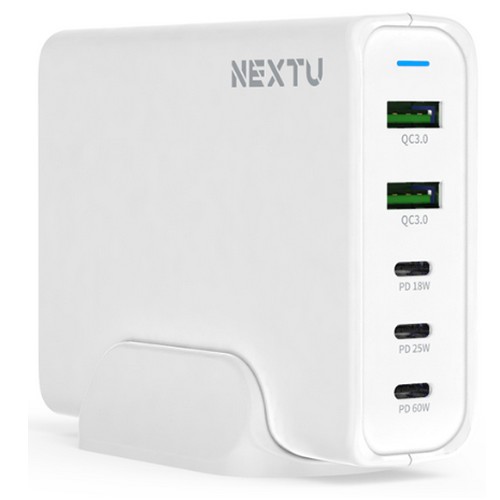이지넷유비쿼터스 NEXTU PD PPS 110W 5포트 충전기 NEXT-QTC607PD