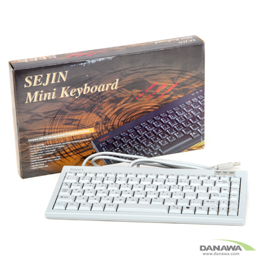 세진전자 미니 키보드 SPR-8695U 화이트 USB_이미지