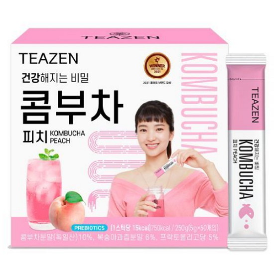 티젠 콤부차 피치 5g 50개입 (2개)