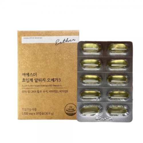 메타제닉 에스더포뮬러 초임계 알티지 오메가3 30캡슐 (1개)