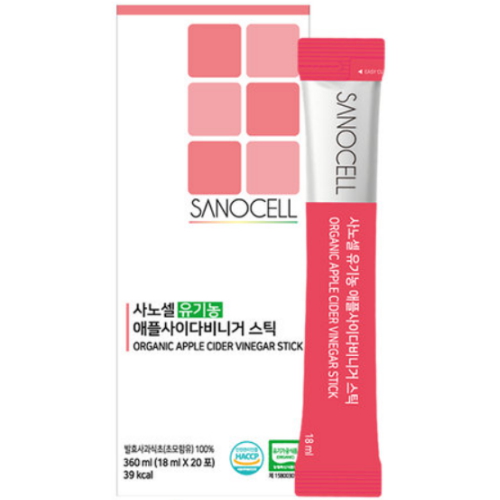 사노셀 유기농 애플사이다비니거 스틱 360ml (18ml x 20포)