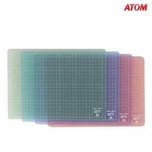 A4칼라커팅매트 300x215mm/컷팅매트/투명커팅매트/고무판/고무매트/데스크패드/책상고무판/깔판_이미지