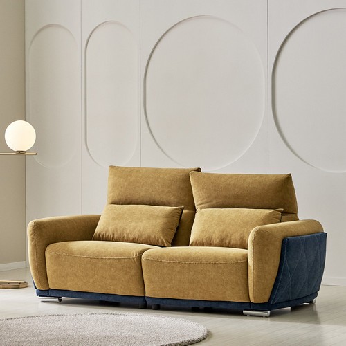 스코나 레븐스 헤드틸팅 조야 아쿠아텍스 패브릭 소파 3인용