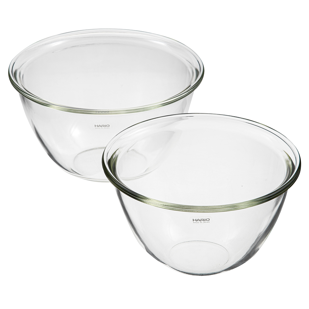 하리오 다용도 내열유리 믹싱볼 2종 세트 1500ml 2000ml_이미지