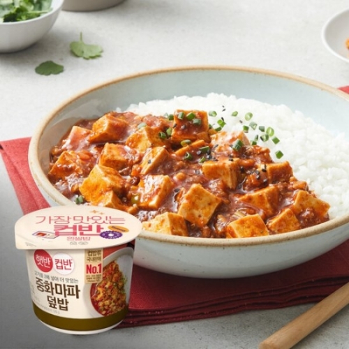 CJ제일제당 햇반 컵반 중화 마파덮밥 275g (1개)