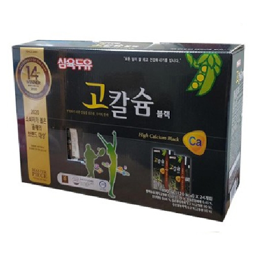 삼육식품 삼육두유 고칼슘 블랙 190ml