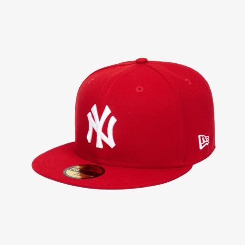 MLB 뉴에라_ 공용 뉴욕 양키스 베이직 사이즈캡 스칼렛 11591122