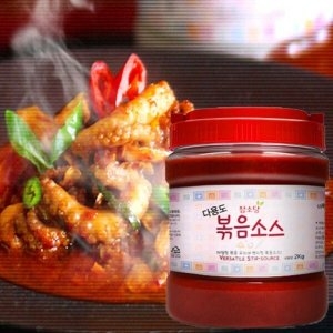 참소당 볶음소스2kg / 낙지 제육 오징어 순대볶음 등 볶음장 / 매콤한맛_이미지