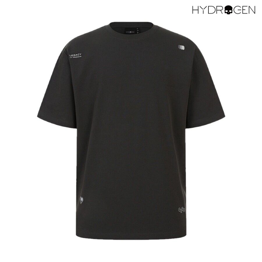 하이드로겐 유니 스몰로고 티셔츠 H31F2TR230-GY