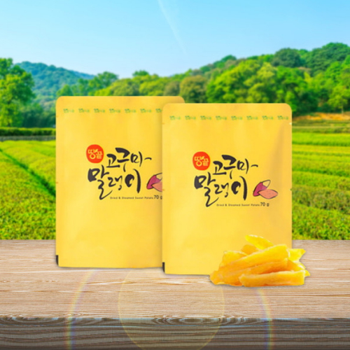 땅끝식품 땅끝 고구마 말랭이 70g (50개)_이미지