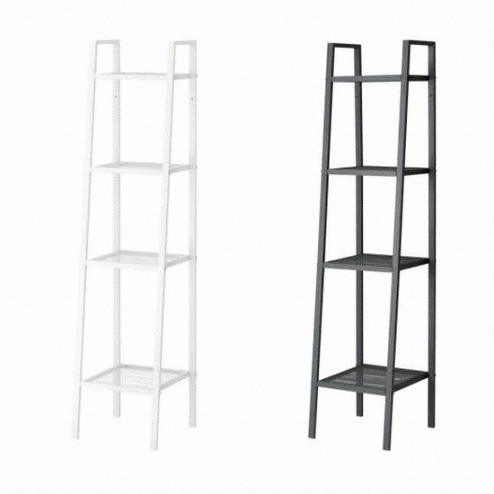 이케아 LERBERG 4단 틈새 철제선반 350