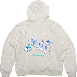 패션 JHQSYG2Q_51HD 뒷면 수소차 전기차 충전소 그림 프린팅