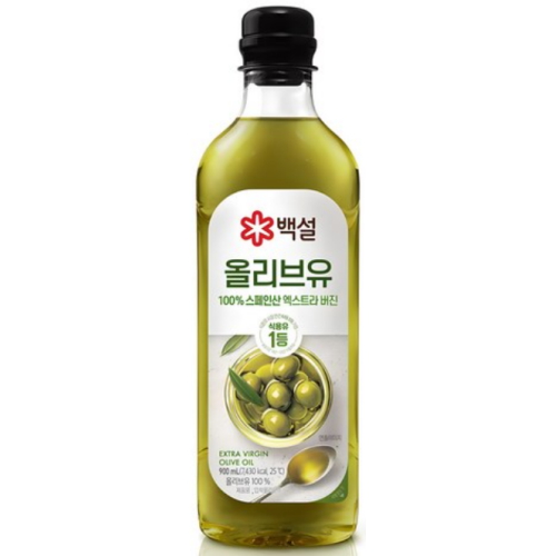 백설 올리브유 900ml (4개)_이미지