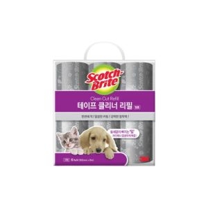 3M 펫케어 테이프클리너 필름형 리필 6입 / 스카치브라이트