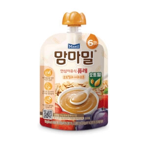 매일유업 맘마밀 퓨레 오트밀과 사과프룬 100g (30개)
