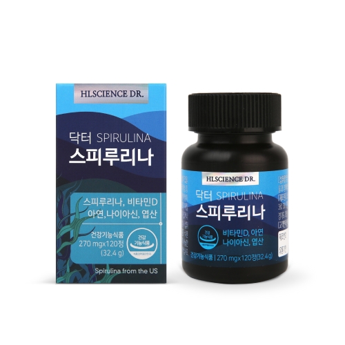 코스맥스바이오 에이치엘사이언스 닥터 스피루리나 120정 (1개)